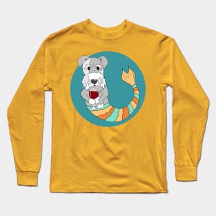 Sidney the Schnauzer Mermutt Long Sleeve T-Shirt